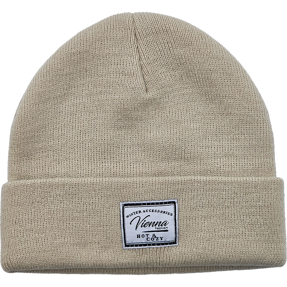 Image ''Hot & Cozy'' Knitted Hat - Beige