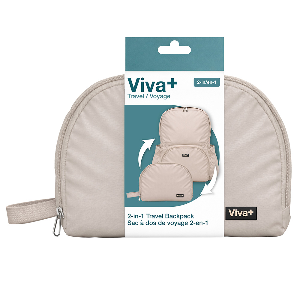 Image Sac à dos de voyage 2-en-1 – beige