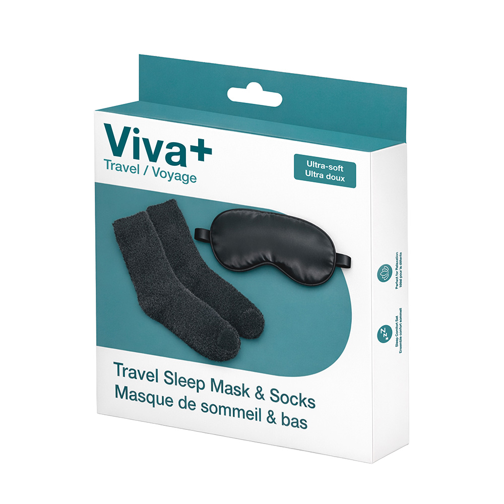 Image Ensemble de voyage : masque de sommeil & bas