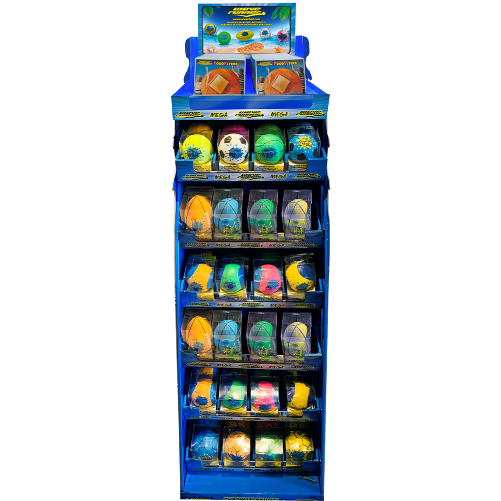 Image WaveRunner 7 Shelves Floor Display, Contains 101 PCS (dim:170x45x37.5cm)