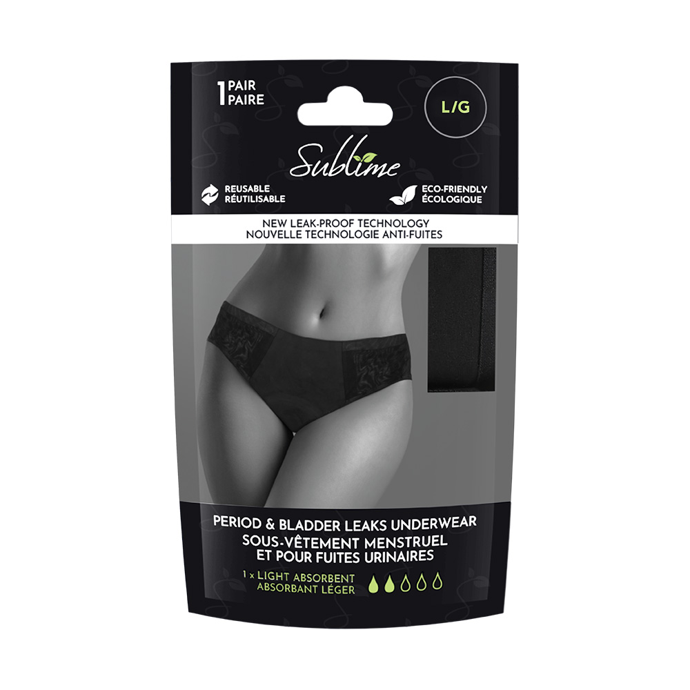 Image Whisper Period Underwear, single pack (light absorbent) - LARGE