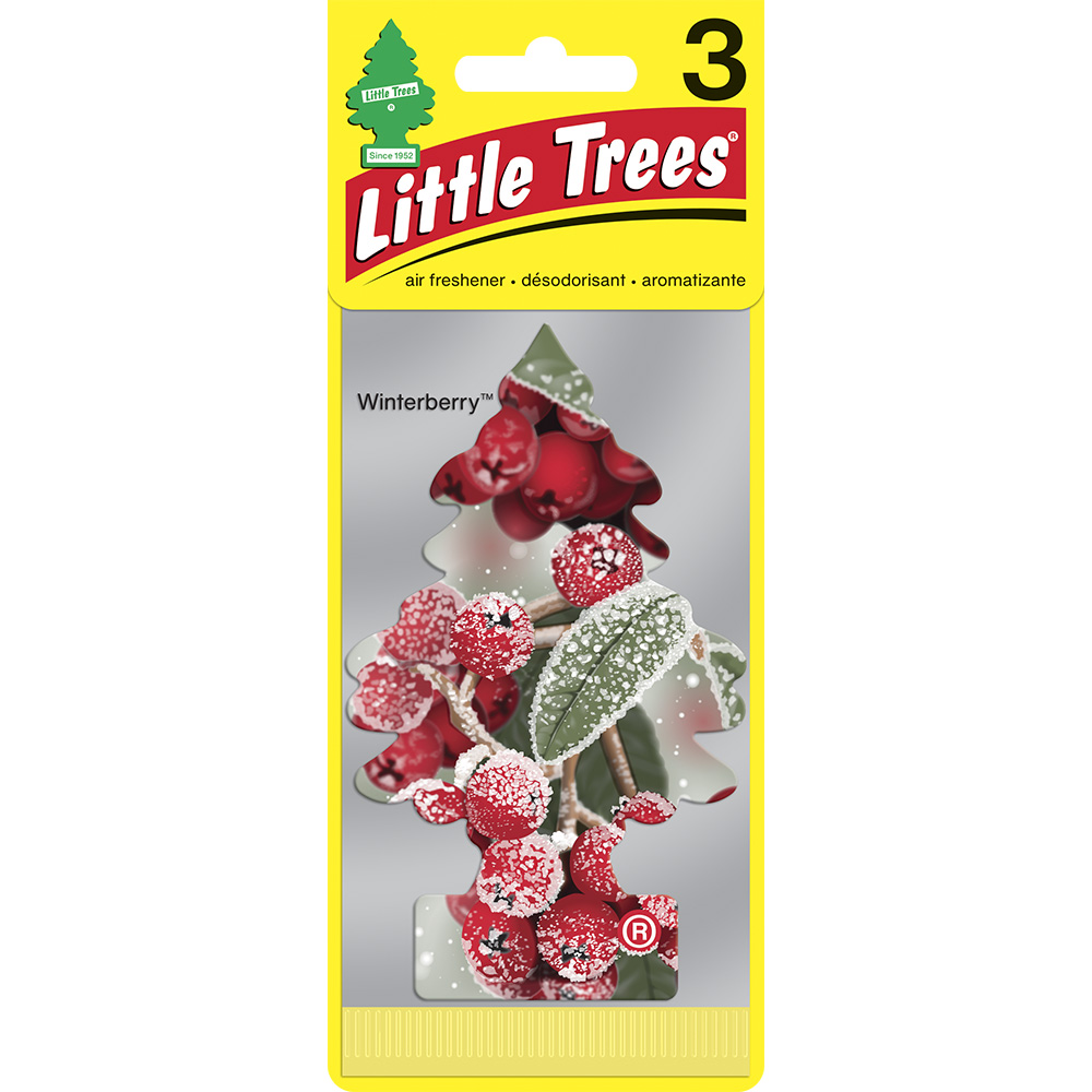 Image Little Trees (3/pqt) - Winter Berries