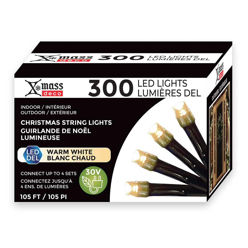 Image Xmas String lights White  - 105 ft.