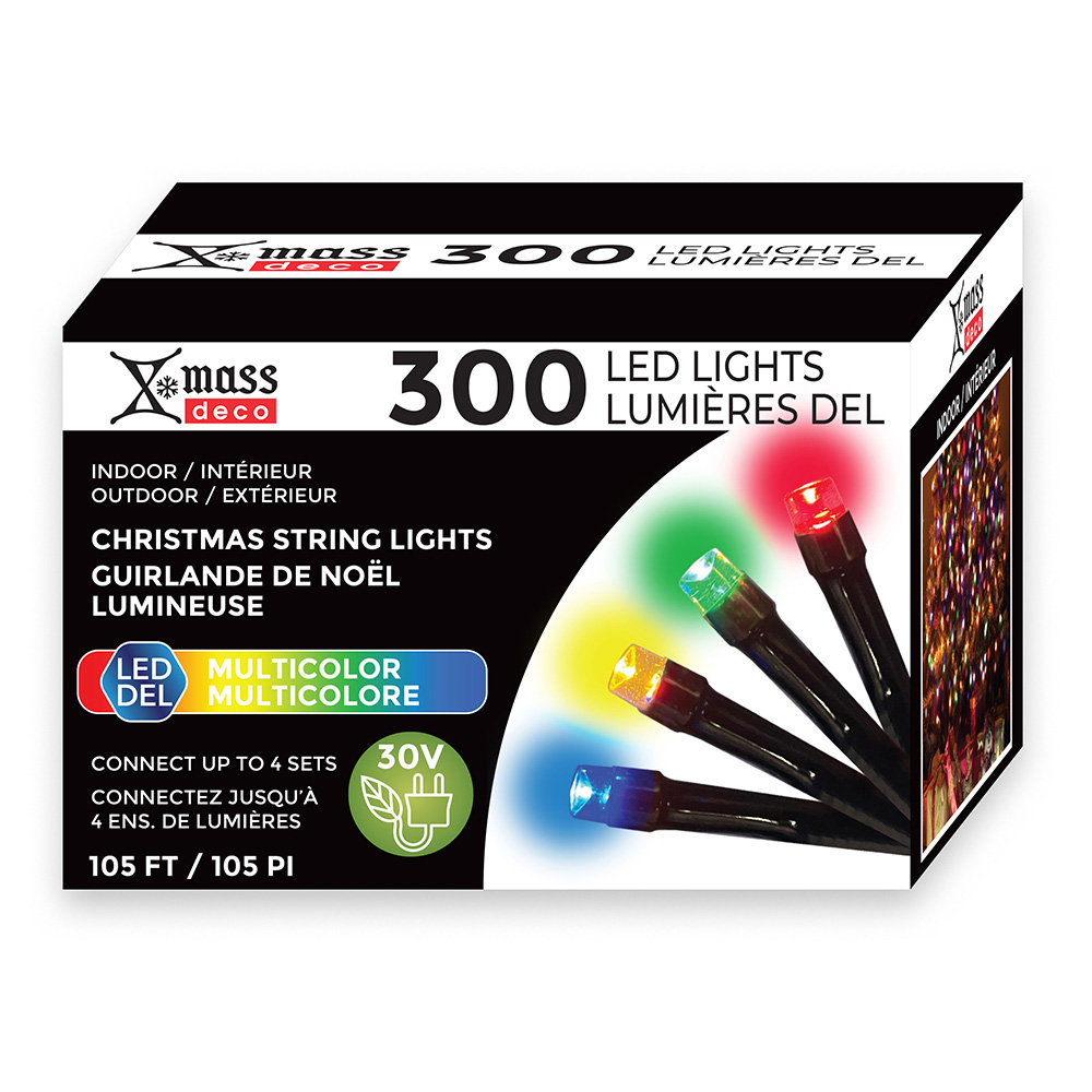 Image Xmas String lights Color  - 105 ft.