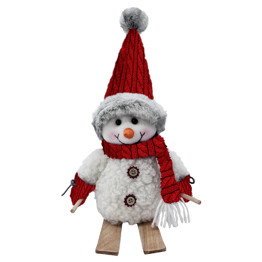 Image Bonhomme de neige en ski