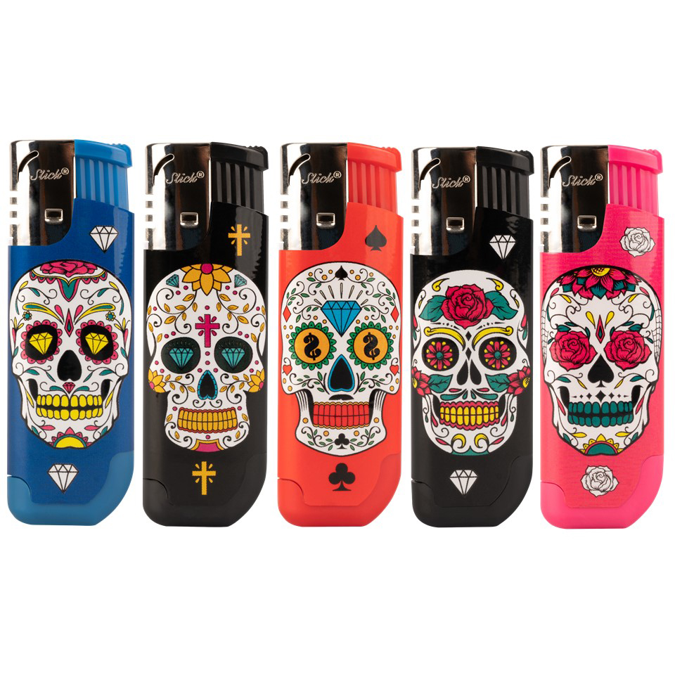 Image Windproof Lighter - Calaveras