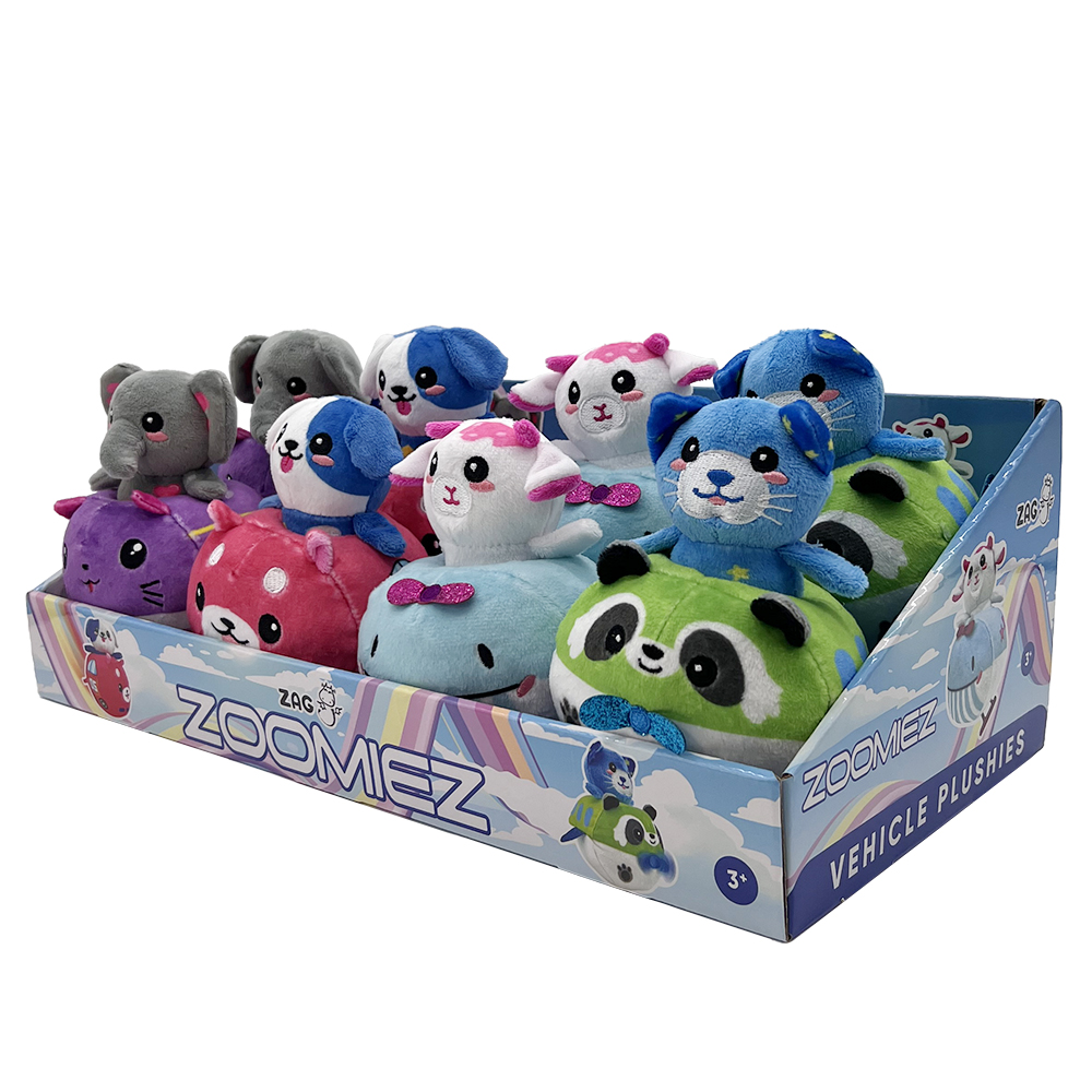 Image ZOOMIEZ Peluches - 4 assortiments